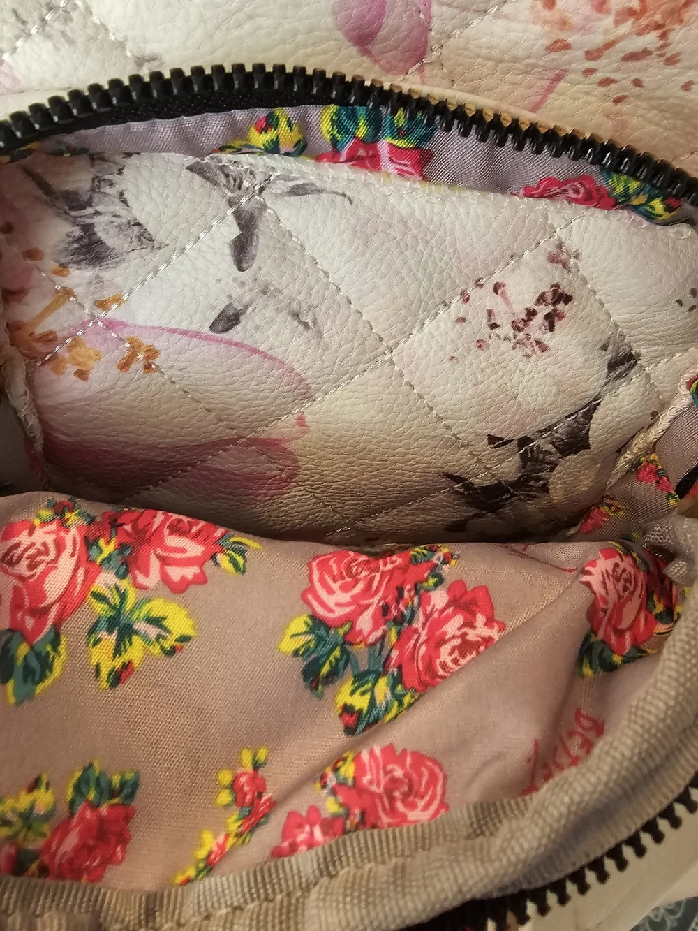 Betsey Johnson Kitsch Puppy Dog Floral Mini Backpack Purse NWOT Kawaii Frenchie